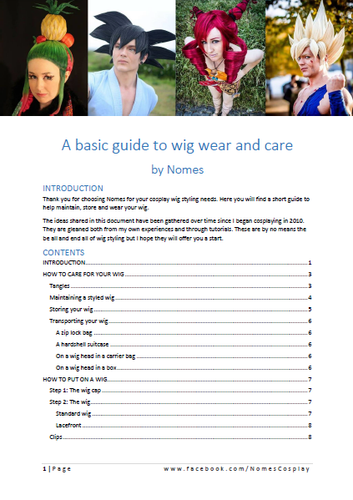 FREE DOWNLOAD: A basic guide to wig wear and care