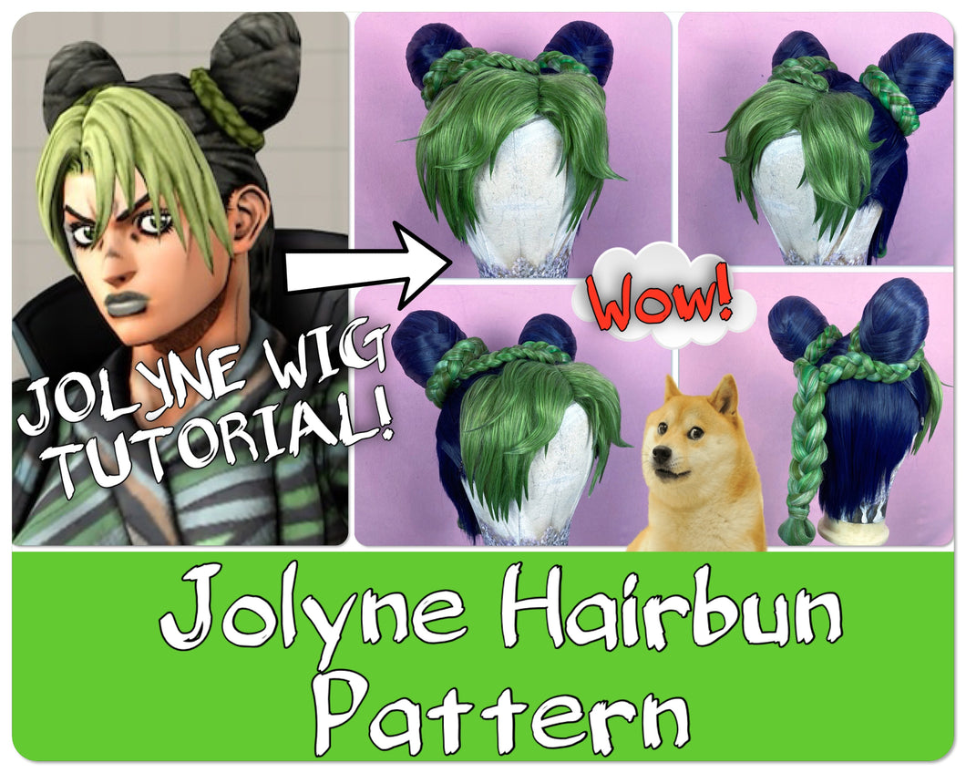 PDF DIGITAL DOWNLOAD: Jolyne Hairbun Pattern